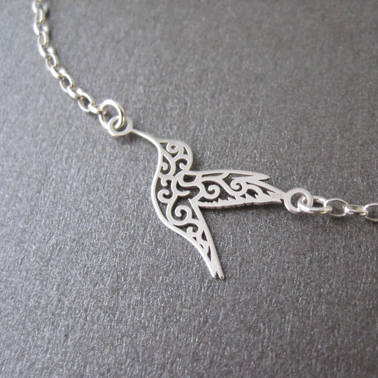 Bracelet japonais femme motif colibri origami