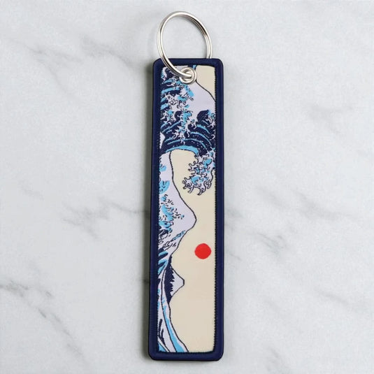 Porte-clés japonais Kanagawa Hokusai, Japonify – Cadeaux japonais fan du Japon