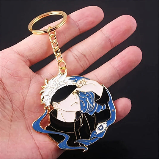 Gojo Jujutsu Kaisen, porte-clés manga animé, produits japonais, Japonify