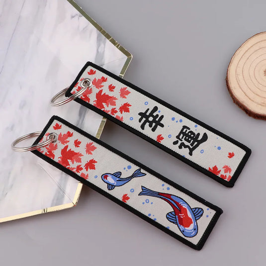porte clés porte japonais porte bonheur japonais japonify cadeaux japonais carpe koi japonaise