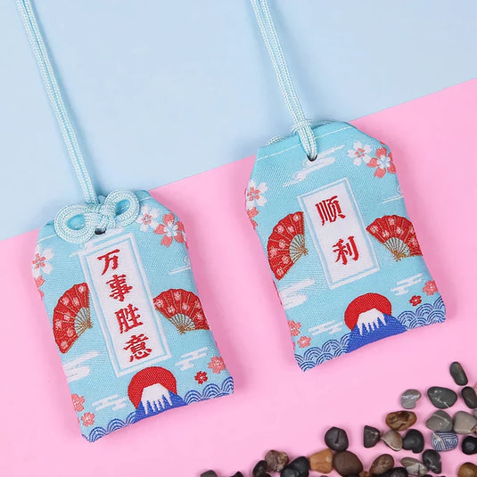 Omamori Mont Fuji pour succès, Japonify - Produits - Cadeaux Japonais - Porte-bonheur japonais traditionnel