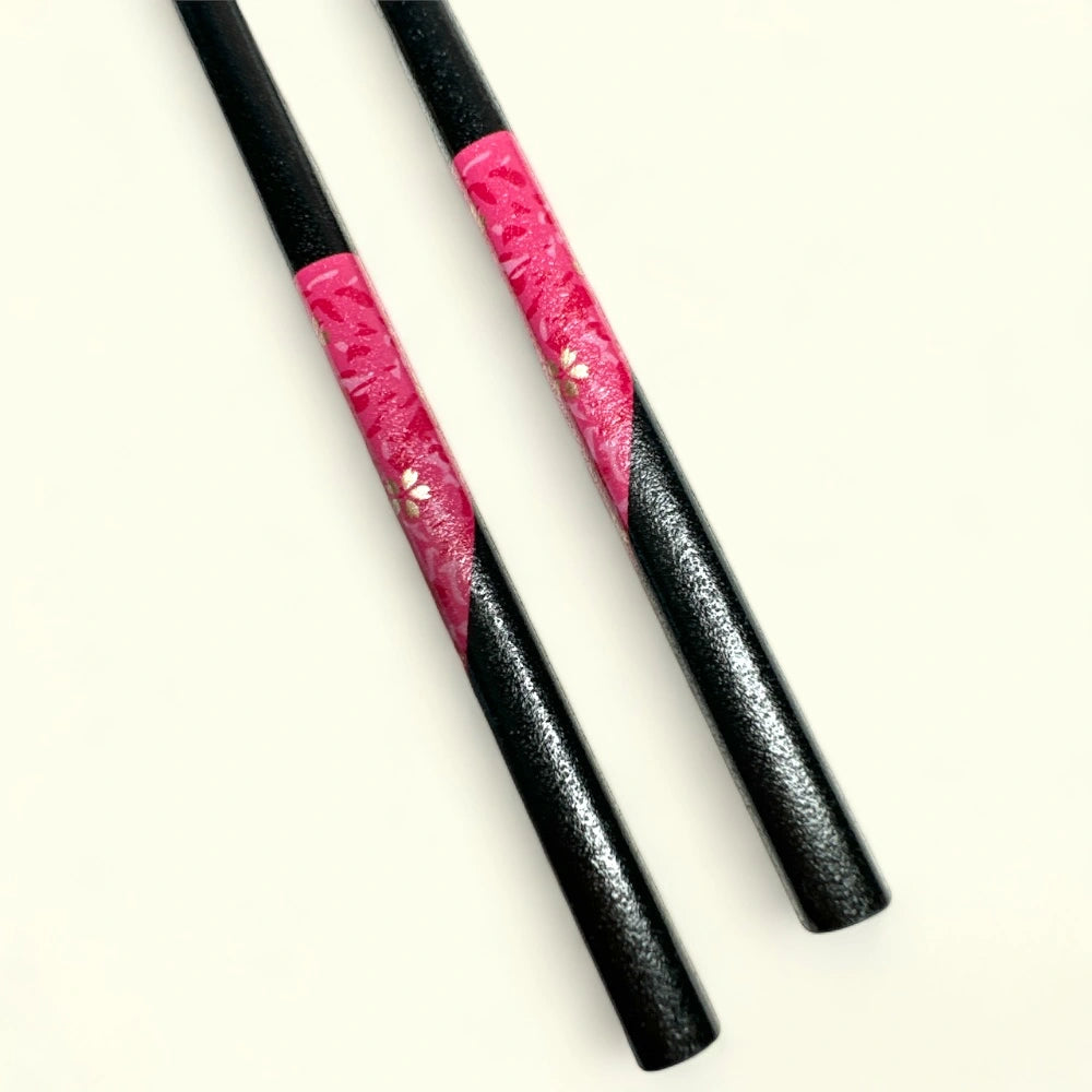 Baguettes japonaises bambou motif fleurs de cerisier, édition limitée, Japonify - Produits - Cadeaux Japonais