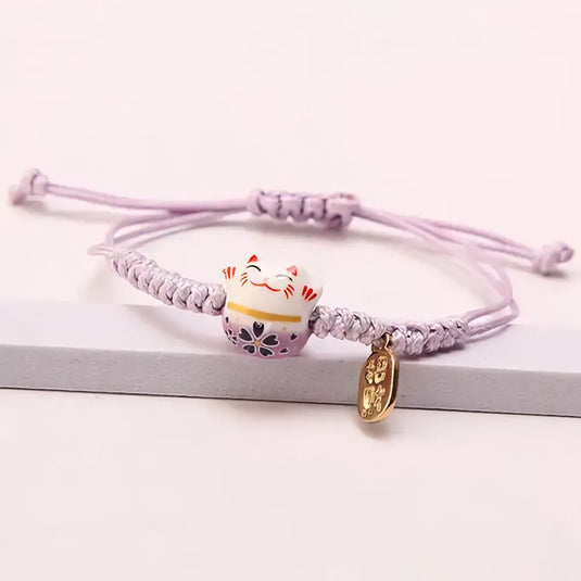 Maneki Neko bracelet de prospérité, Japonify - Bijou japonais original chez japonify