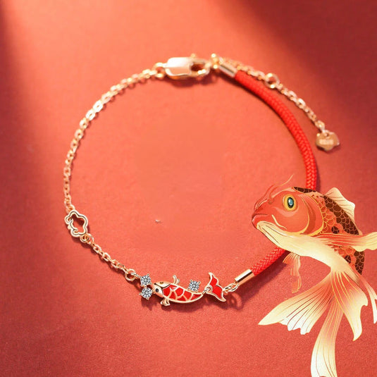 Bracelet Carpe Koi - La carpe koi, symbole de force et de succès, sur un bracelet raffiné