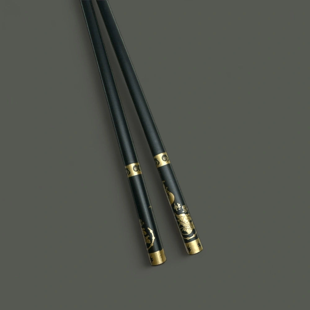 Baguettes japonaises bambou motifs Oni, Japonify - Produits - Cadeaux Japonais