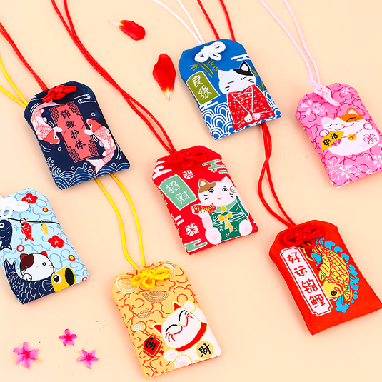 Amulette japonaise de chance et de prospérité - Omamori japon cadeaux japonais