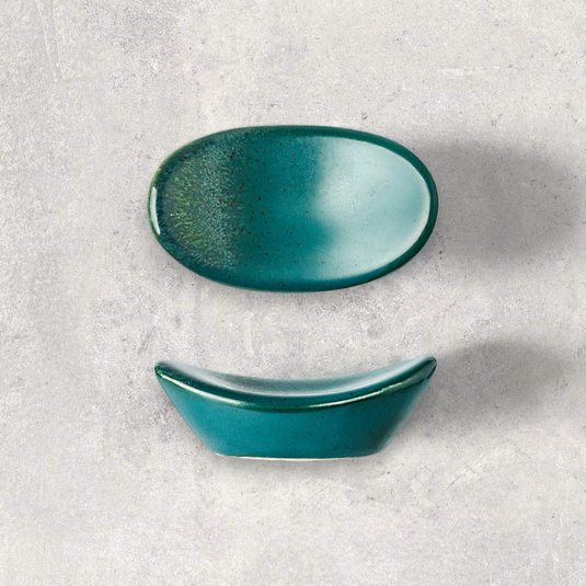 Support Baguettes Couleur Jade - Un accessoire esthétique pour une présentation soignée de vos repas